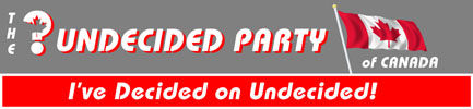 "Decided on Undecided" Banner